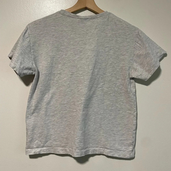 Zara Kids Light Grey Heathered Cotton T-Shirt - 11/12 - Picture 5 of 5